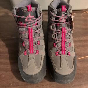 Athletech Women's Gray and Pink Athletic Shoes